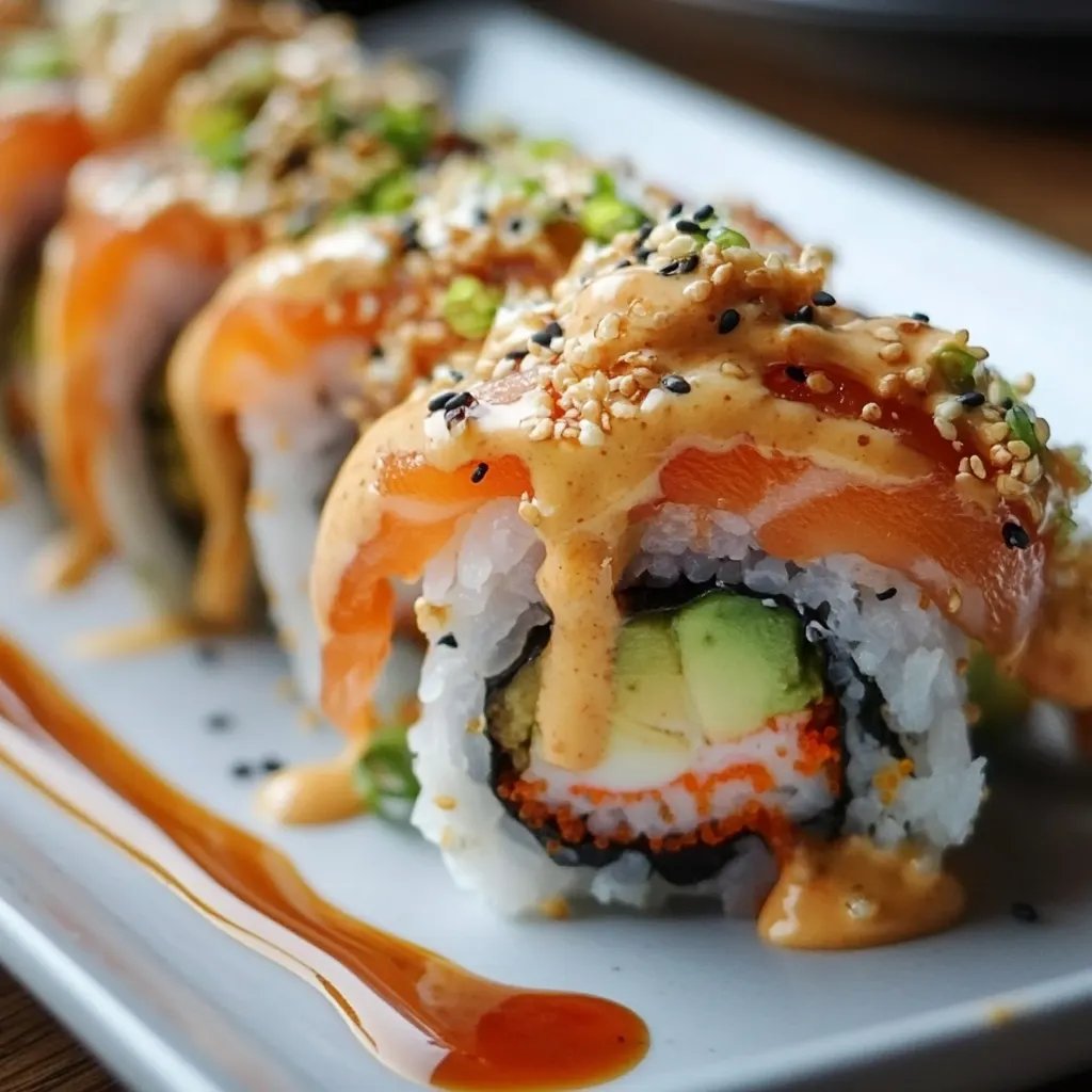 Dynamite Smoked Salmon Roll