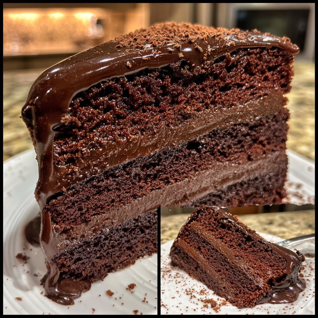 Lavish Chocolate Truffle Cake