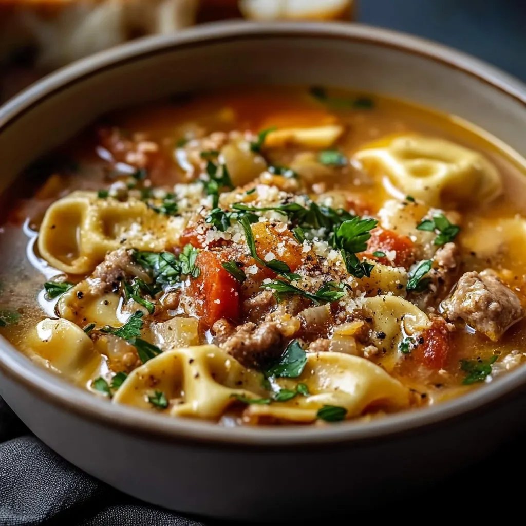 Autumn Tortellini Soup With Sausage: An Incredible Ultimate Recipe