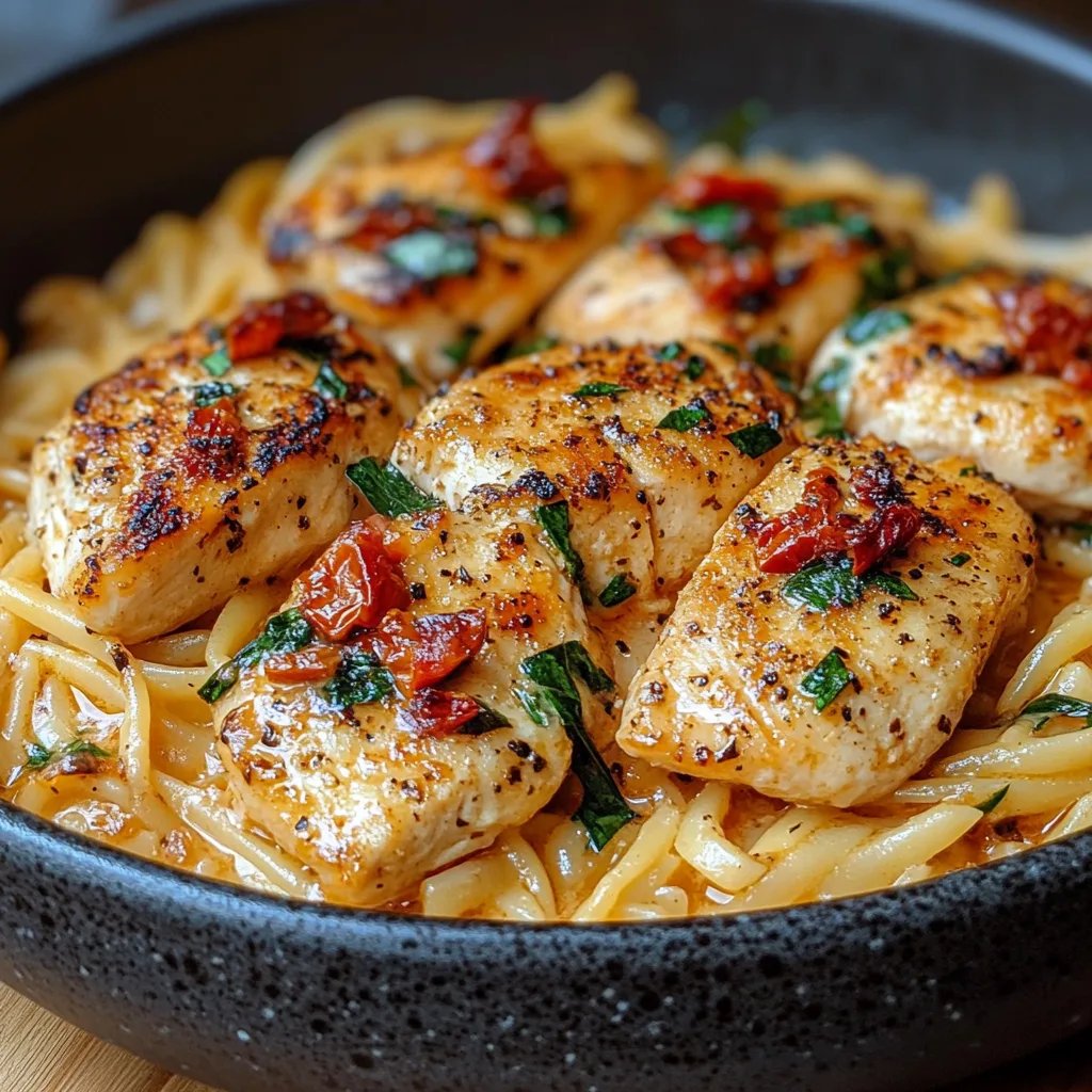 Creamy Sun-Dried Tomato Chicken Orzo: An Incredible Ultimate Recipe