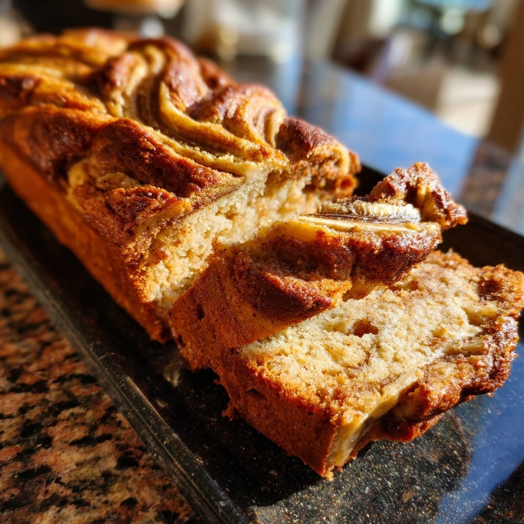 Gingerbread Banana Bread Twist
