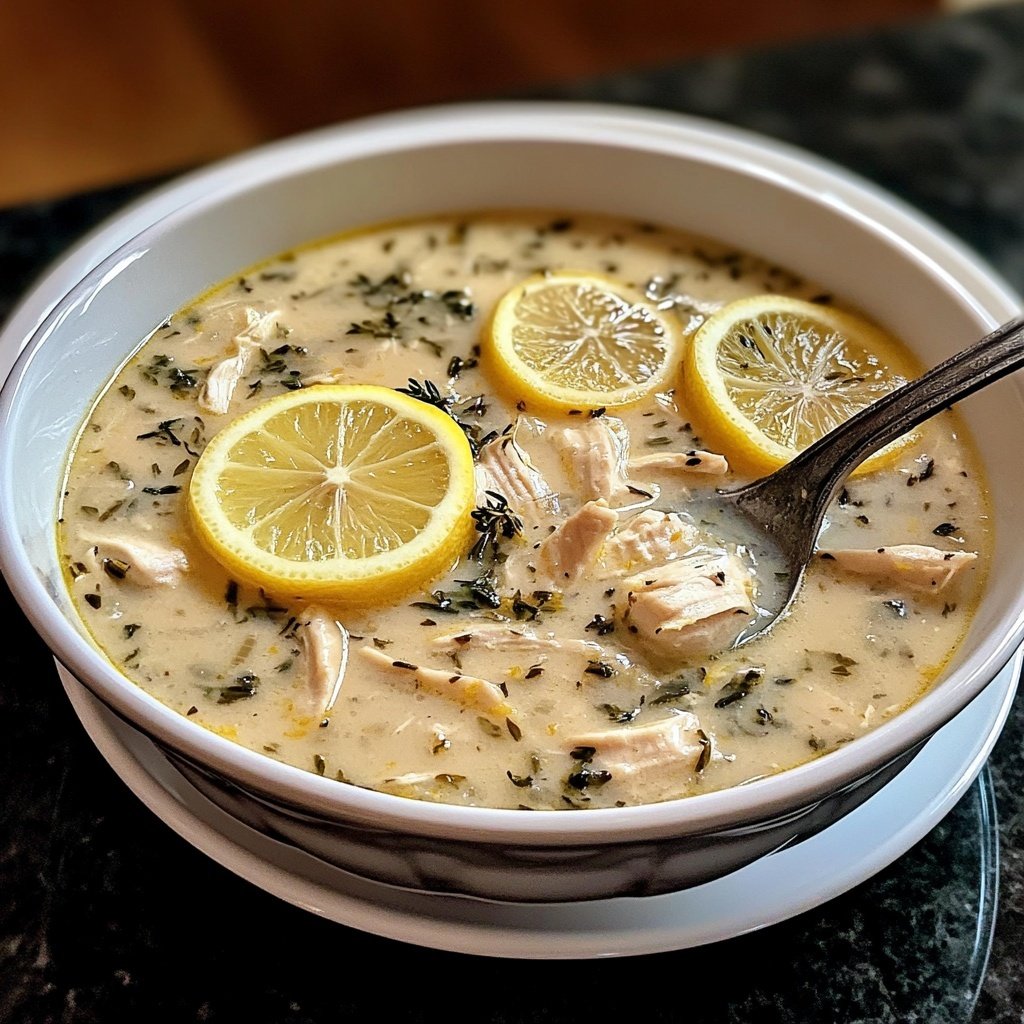 Greek Lemon Chicken Soup